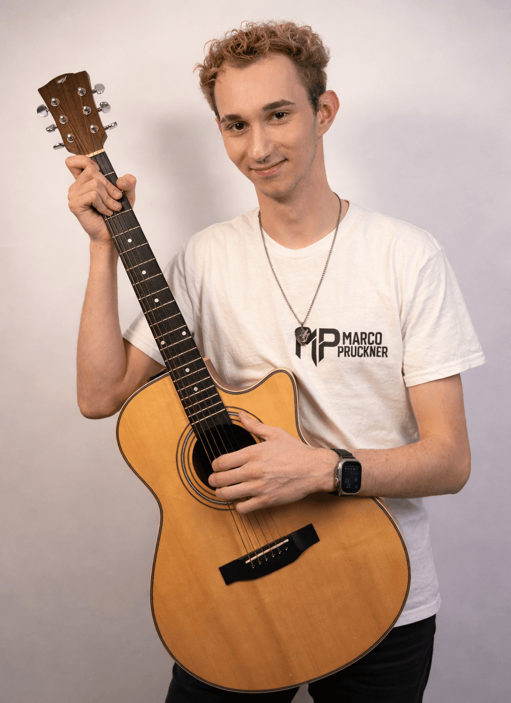 Marco with guitar